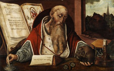 Der hl. Hieronymus im Gehäus von Follower of Joos van Cleve